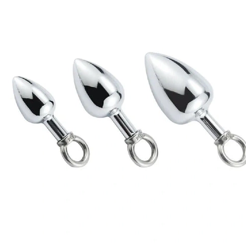 Stainless 4663 Hook Set Ring Cock Steel DiscreetChoice with Anal 0728
